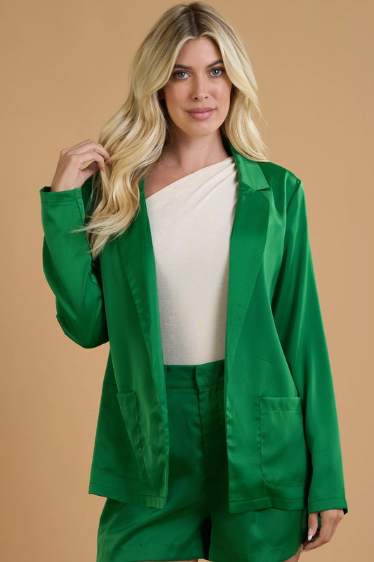 Kelly Green Boyfriend Blazer